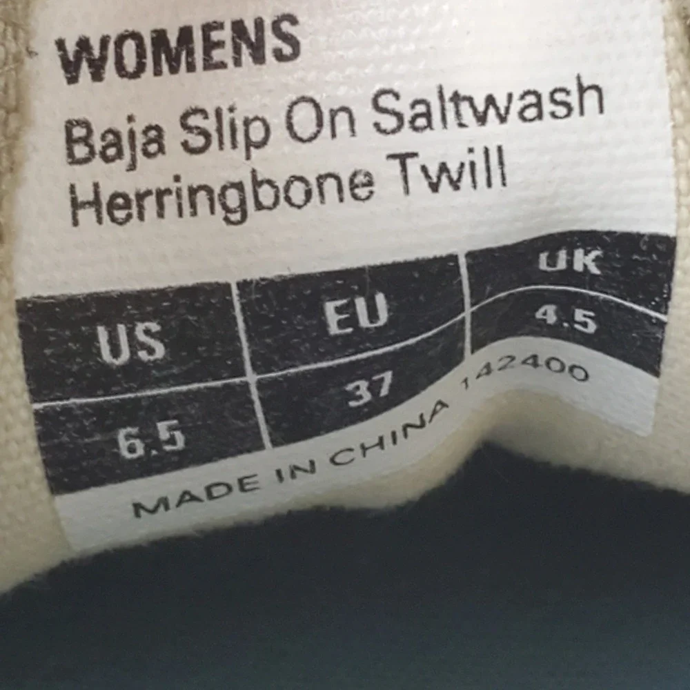 Seavees Baja Saltwash Womens Shoes Sz 6.5 Green Plimsolls Elastic Gore Sneakers